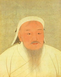 Ghengis Kahn:  figures estimate he killed up to 40 million. Public Domain photo: http://en.wikipedia.org/wiki/File:YuanEmperorAlbumGenghisPortrait.jpg