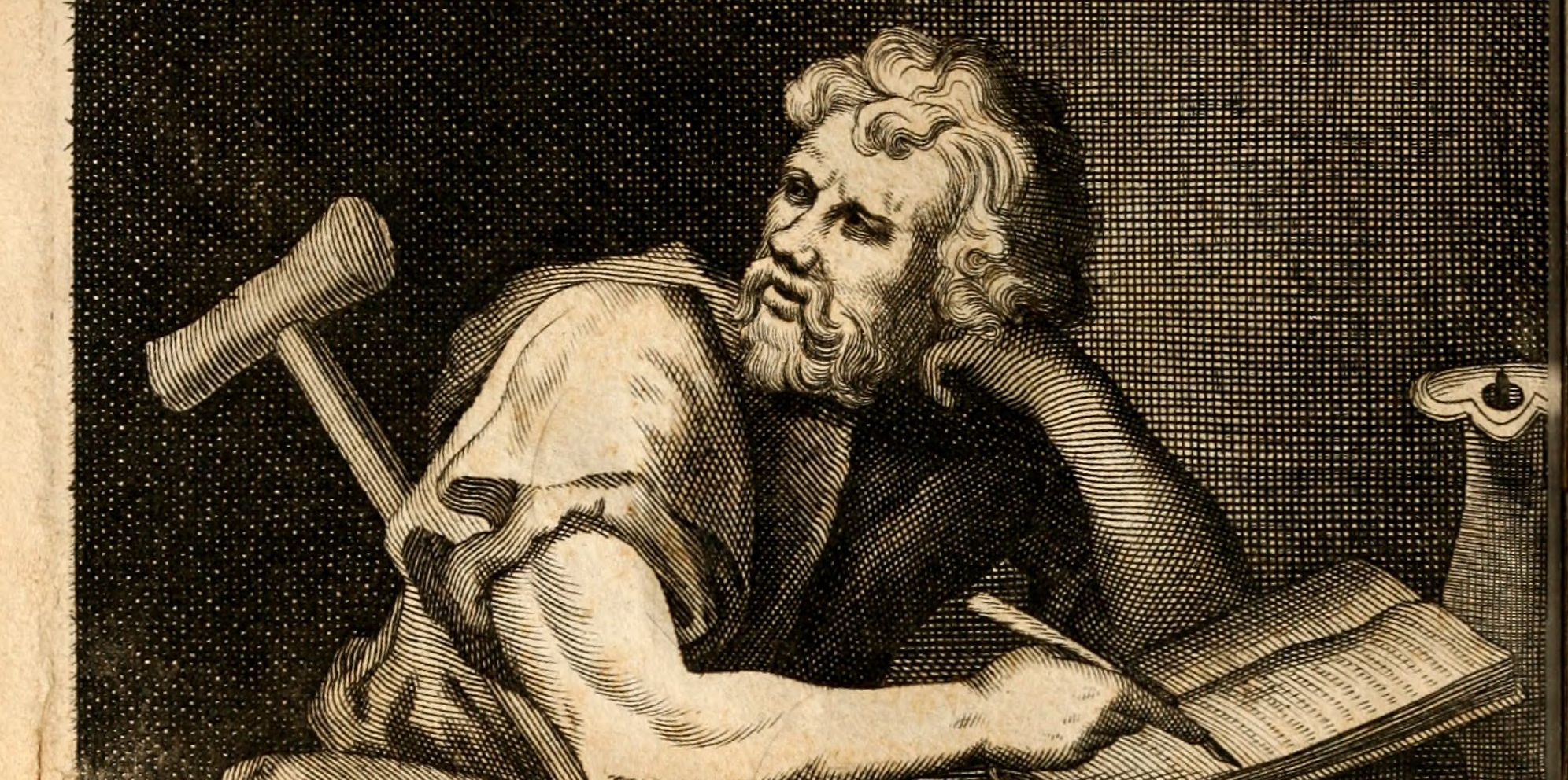Epictetus with his cane