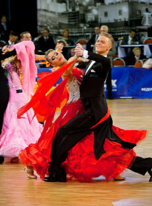 Ballroom dancing has a cooperative partner.  (Photo by Caragius)